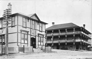 Post and telegraph office, and Junction Hotel, at Kawakawa