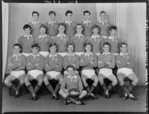 Onslow College, Wellington, 1st XV rugby team of 1963
