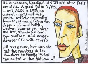 Doyle, Martin, 1956- :'As a woman, Cardinal Angelina often feels invisible...12 March 2013