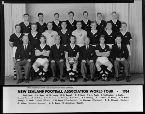 New Zealand Football Association soccer team, world tour of 1964