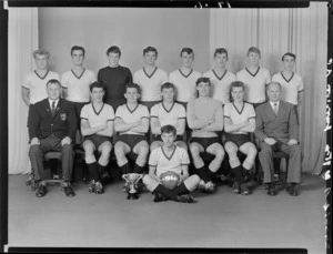 Wellington Football Association representatives, 1964 national cup team, junior A
