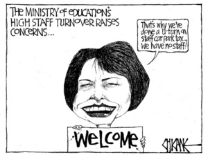 Winter, Mark 1958- :The Ministry of Education's high staff turnover raises concerns... 19 March 2013