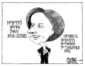 Winter, Mark 1958- :Nobody's better than Julia Gillard...trouble is nobody's bothered to challenge her. 25 March 2013