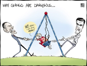Smith, Hayden James, 1976- :Why swings are dangerous...30 October 2012