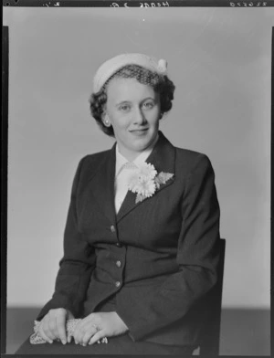 Unidentified bride, probably Hobbs family wedding