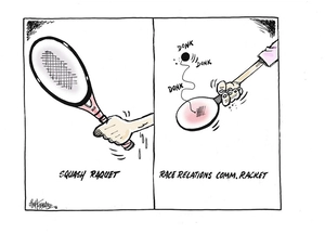 Hubbard, James, 1949- :Squash Raquet. 28 March 2013