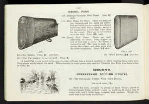 A & W McCarthy (Firm): Recoil pads, decoys - Chesapeake folding decoy, decoy ducks ... [1902]