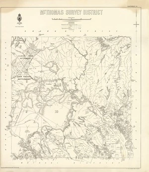 Mt. Thomas Survey District [electronic resource] / drawn by H. McCardell, December 1899.