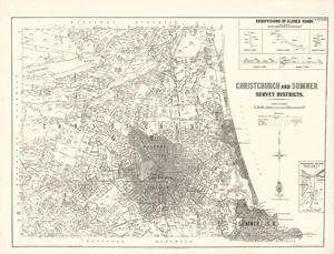 Christchurch and Sumner Survey Districts [electronic resource].