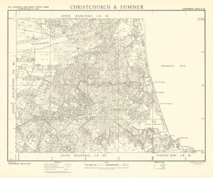 Christchurch & Sumner [electronic resource] / J.D. Meadows, 1953.
