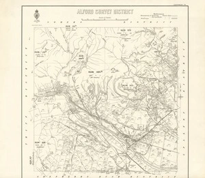Alford Survey District [electronic resource] / drawn by J.M. Kemp, April 1889.