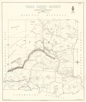 Tuahu Survey District [electronic resource] / J.F. Berry delt., April 1927.