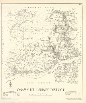Onamalutu Survey District [electronic resource] / drawn by K.P. Potete, 1938.