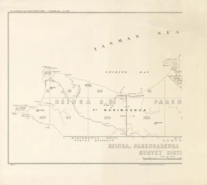 Reinga, Parengarenga & North Cape Survey Districts [electronic resource] / drawn and published by the Lands & Survey Dept., N.Z.
