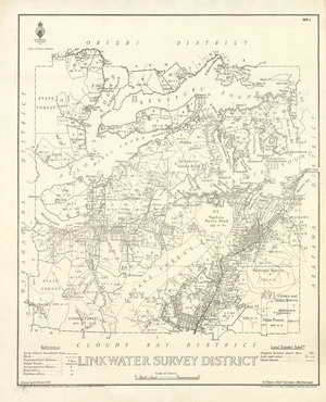 Linkwater Survey District [electronic resource] / drawn by K.P. Potete, 1938.