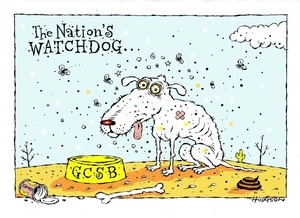 Hodgson, Trace, 1958- :The Nation's WATCHDOG. GCSB. 14 April 2013