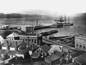 Overlooking Queens Wharf and Customhouse Quay, Wellington