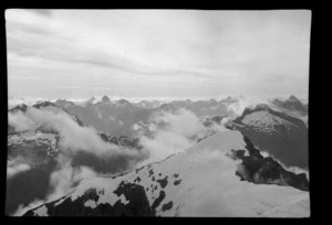Elevated view across mountaintops, location unidentified