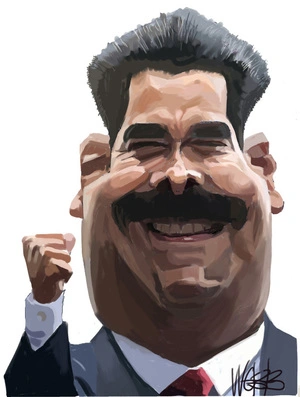 Webb, Murray, 1947- :[Nikolas Maduro]. 18 April 2013