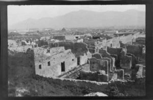 Ruins of buildings, Pompeii, Campania Region, Italy