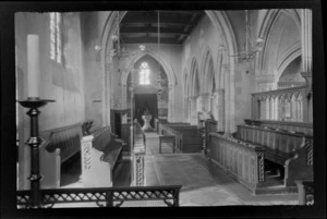 Interior of St Laurence church, Winslow, Buckinghamshire, England