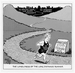 Lodge, Nevile Sidney 1918-1989:The loneliness of the long distance runner. Evening Post. 16 May 1980.