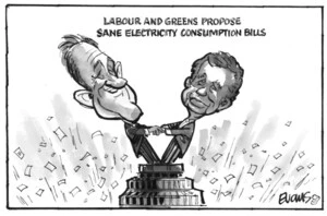 Evans, Malcolm Paul, 1945- :[Labour and Greens Collaborate]. 19 April 2013