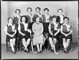 Wellington women's senior B reserve hockey team