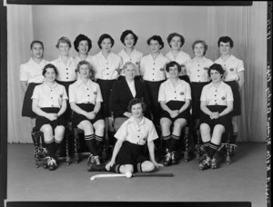 Wellington women's hockey representatives, 1956