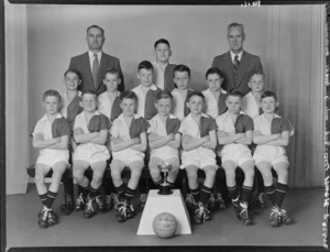 Marist Brothers School, Miramar, Wellington, 9th grade soccer team of 1956