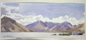[Lister Family] :Looking up the Rees Valleu, from Glenorchy, Jan. 1889