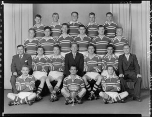 Eastbourne Rugby Football Club,Lower Hutt, Wellington, 3rd grade team of 1958