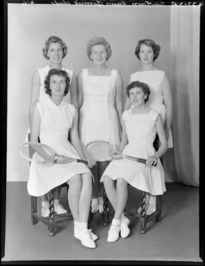 Newtown Lawn Tennis Club, Wellington, women's senior team of 1960, B grade
