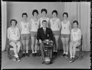 Marist Indoor Basketball Club, Wellington, girls' B grade team of 1960