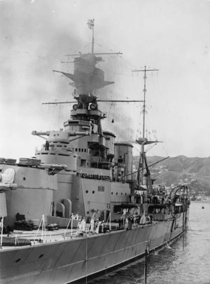 The battlecruiser HMS Hood