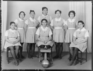 Pacific Islanders Congregational Church, womens' basketball team of 1960, 3rd grade