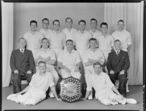 Wellington representatives, cricket team of 1961, with shield