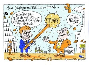 Hodgson, Trace, 1958- :New Employment Bill introduced... 28 April 2013
