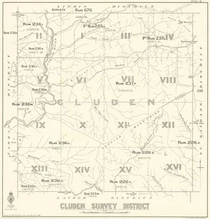 Cluden Survey District [electronic resource] / drawn by V.S.P. Pickett, July 1917.