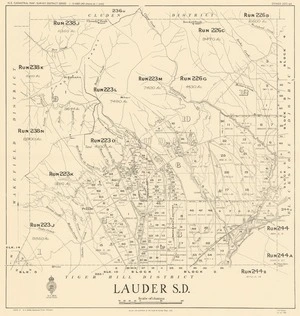 Lauder S.D. [electronic resource] / drawn ... by Lands & Survey Dept., N.Z.