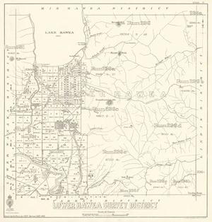 Lower Hawea Survey District [electronic resource] / drawn by S.A. Park, Jan. 1923.