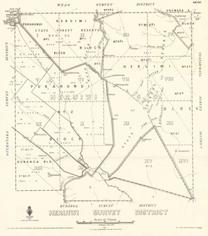 Heruiwi Survey District [electronic resource] / S.J. Bryers, Nov. 1937.
