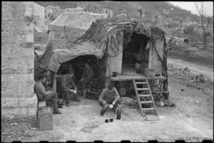 New Zealand regimental aid post, Casale, Italy, during World War 2
