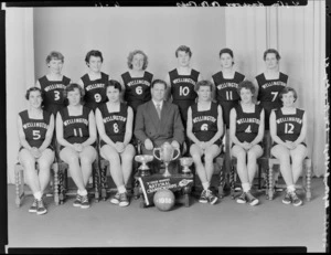Wellington women's indoor basketball representative team of 1958