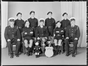 Red Cross, number 9 detachment with trophies