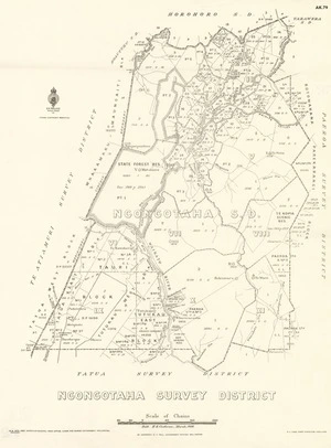 Ngongotaha Survey District [electronic resource] / delt. H.R. Cochran, March 1938.