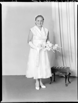 Unidentified bride, probably Guilter family wedding