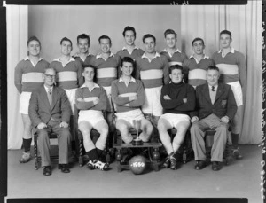 Wellington Technical College, Old Boys' Association Football Club, 1st XI soccer team of 1959, seniors, 4th grade