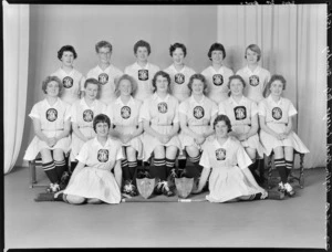 Wellington Technical College Old Girls Hockey Club, senior second division team of 1959