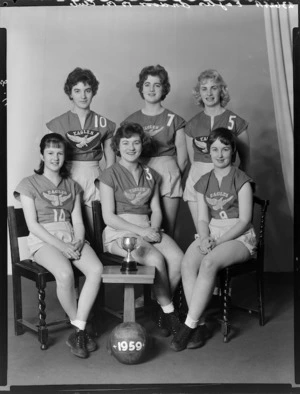 Eagles Indoor Basketball Club women's B grade team of 1959
